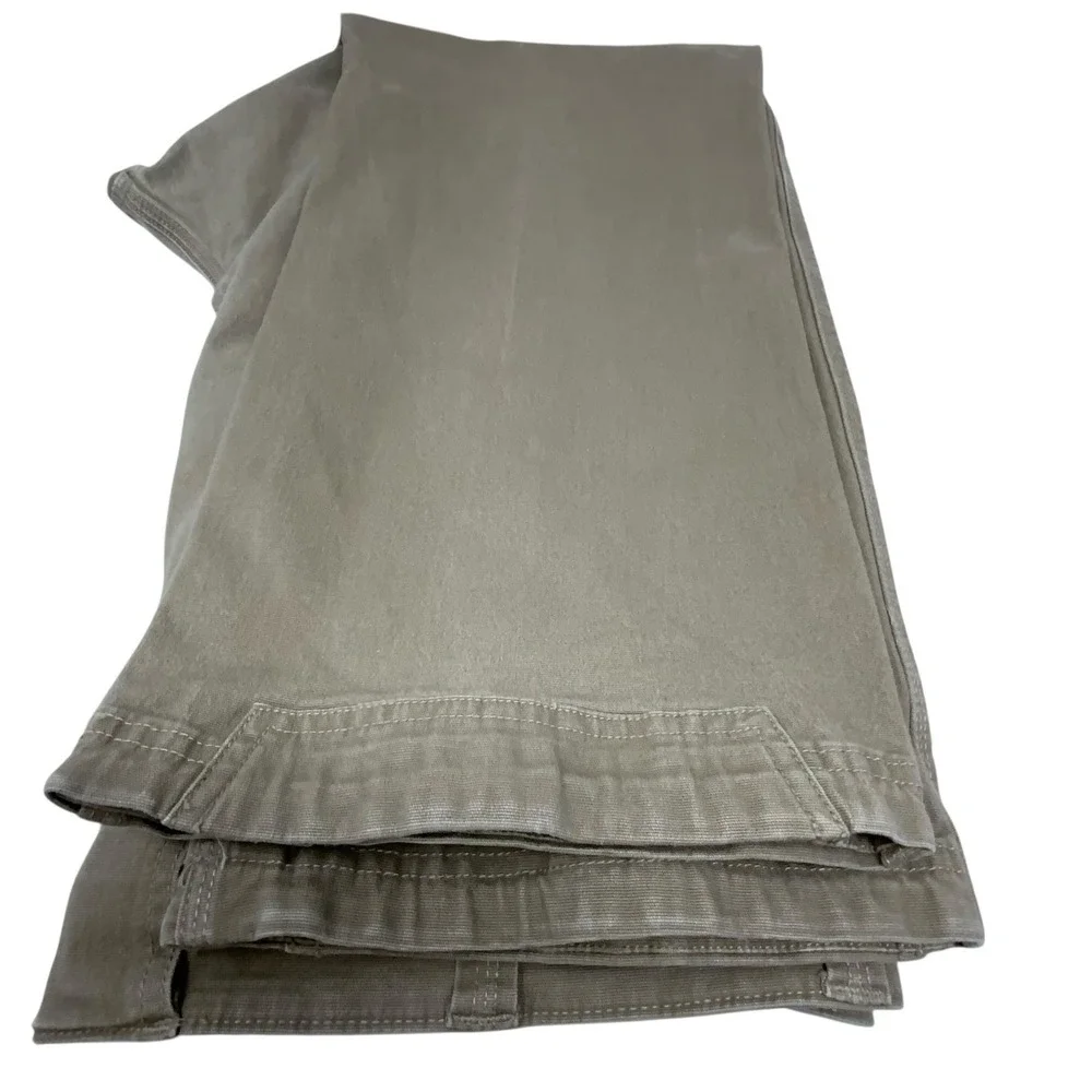 Duluth Trading Company Mens Sizes 42x32 Golden Brown‎ Tan Flex Firehose Pants